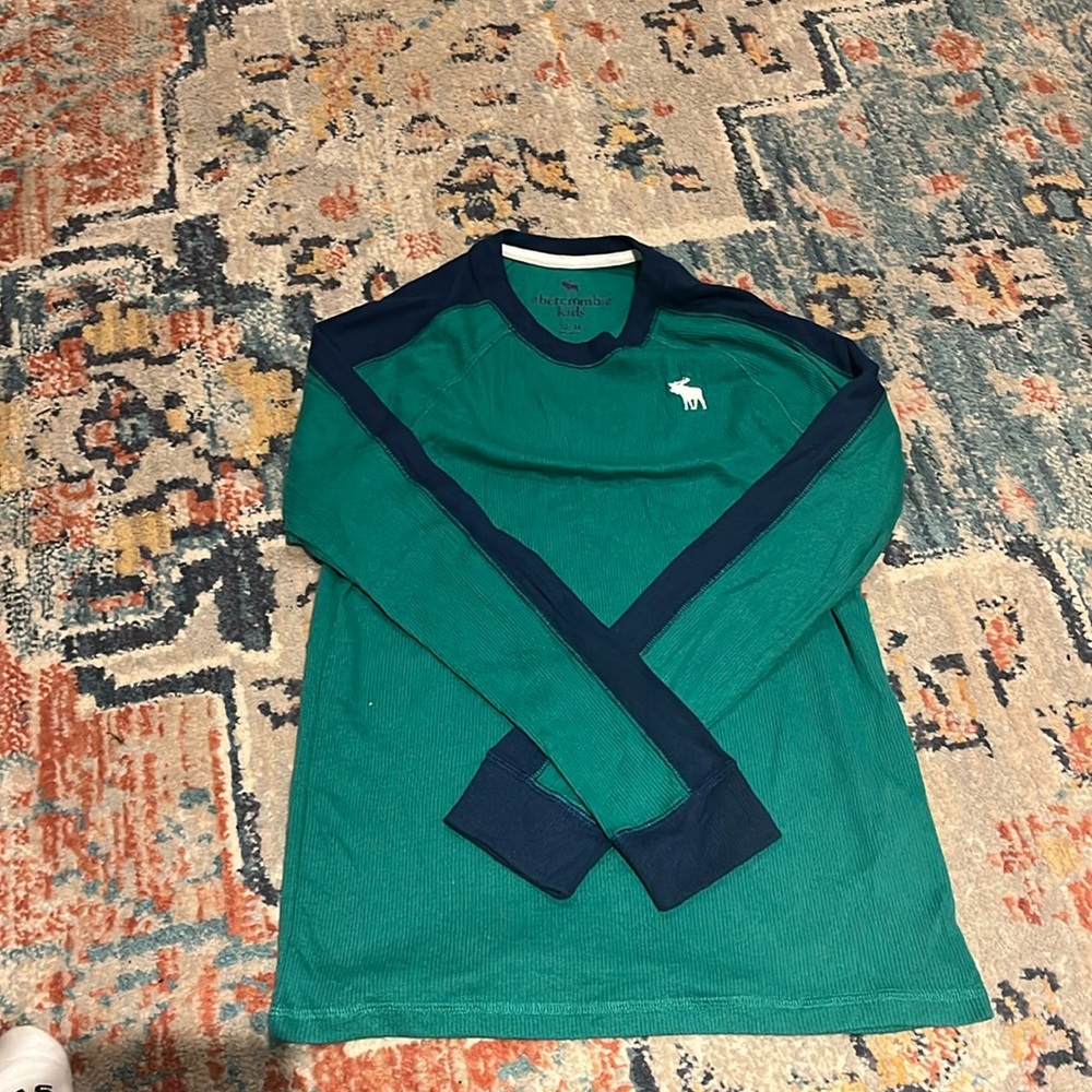 EUC Abercrombie Kids Boys Long-Sleeved Thermal-Type Shirt - Size 13-14